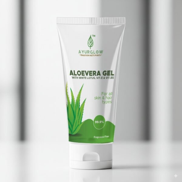 Aloe vera Gel with white lotus, Vitamin E & Vitamin B5